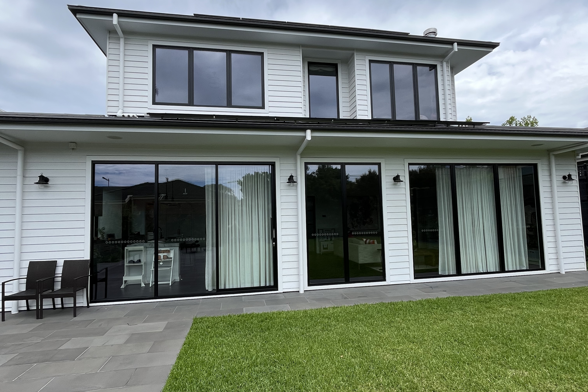 Sparkling clean windows on a Melbourne suburban home